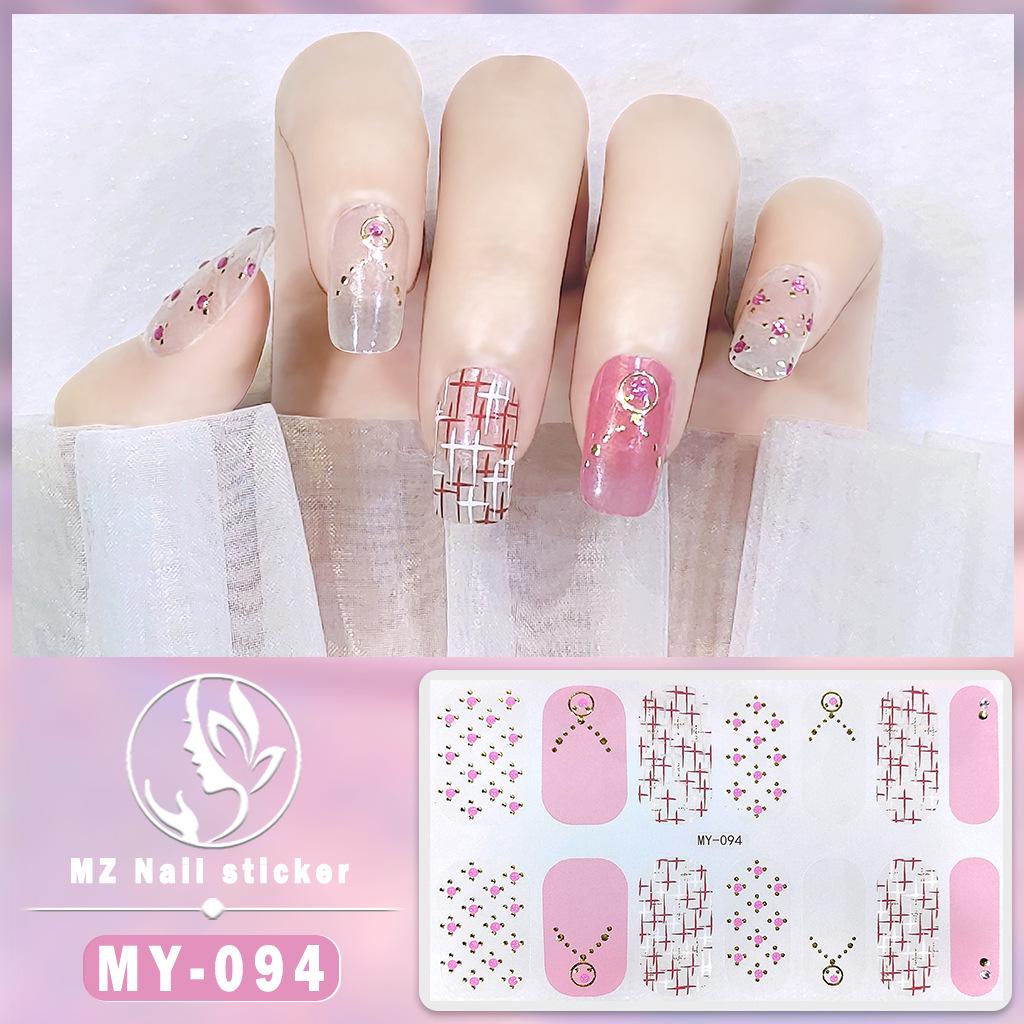 3D Waterproof Gel Nail Polish Film – Diamond & Laser Nail Art Stickers