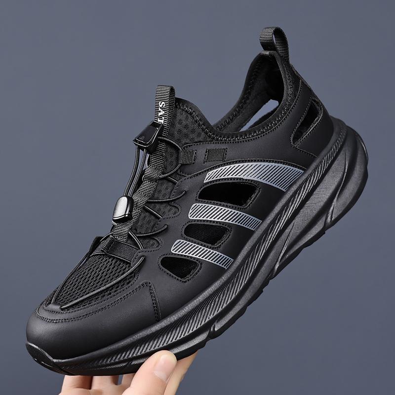 

Классическая обувь для ходьбы Стильные мужские балетки Мужские удобные кроссовки Дышащие кроссовки Легкая удобная повседневная обувь 44 чёрный