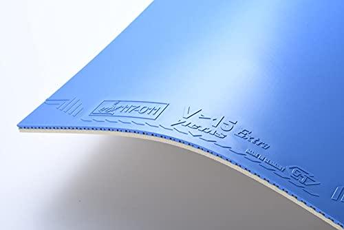 Victas (VICTAS) Table Tennis Rubber V>15 Extra, Inverted Soft, High Energy Tension, Blue, MAX 020461