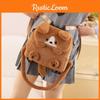 Plush Puppy Backpack Outdoor Casual Fashion Shoulder Bag Student Schoolbag