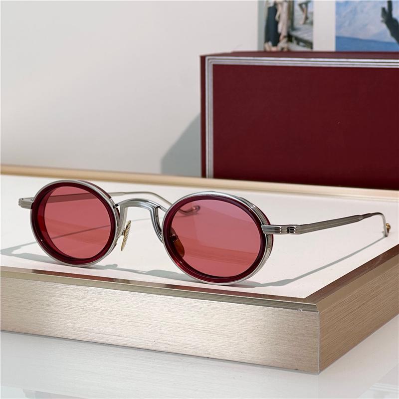VARDA JMM Oval Metal Sunglasses: Handmade, Unisex, Trendy, Versatile for Casual Wear and Vacation Parties