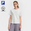 Damen Strick-T-Shirt mit kurzen Ärmeln