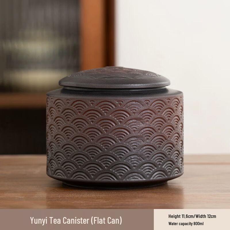 

Retro Chinese Ceramic Tea Caddy