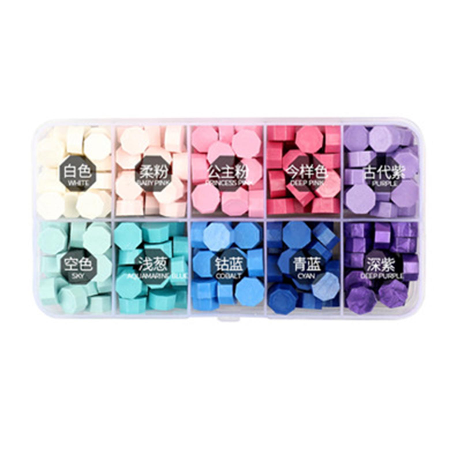 

Набір сургучових бус із 600 шт. Барвисті сургучні бусини з ящиком для зберігання, 1 шт. сургучу з дерев’яною ручкою OS5731-1