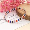 Ximang Fashion Jewelry Ximang Bracelet Enamel Bohemian Multicolor Half Tila Beads Elastic Stretch Bracelets for Women Jewellery