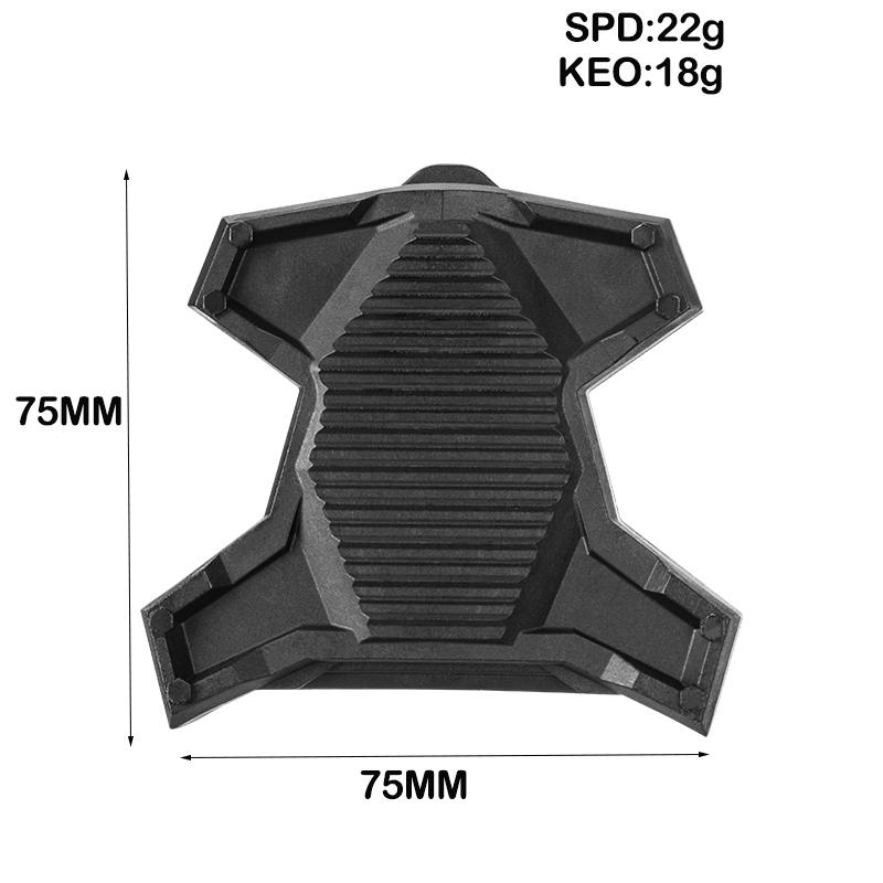 ROCKBROS Clipless Platform Adapter Pedal for Shimano SPD Speedplay Cycling Pedal Convert KE0 for Look Universal Pedal Adapters