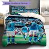 Erling Haaland Pattern Bedding Home Decoration Birthday Gift ( 1 Duvet Cover + 2 Pillowcase, Without Core),fan Merchandise.