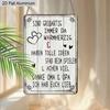 2D Flat 1pc Vintage German Aluminium Wall Art Sign 8x12 Aluminium Rustic Home Decor Heartwarming Family
