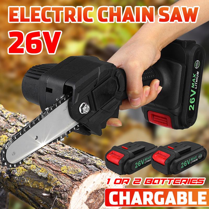 26V Portable Rechargeable Electric Saw High Carbon Steel Woodworking Electric Saw New