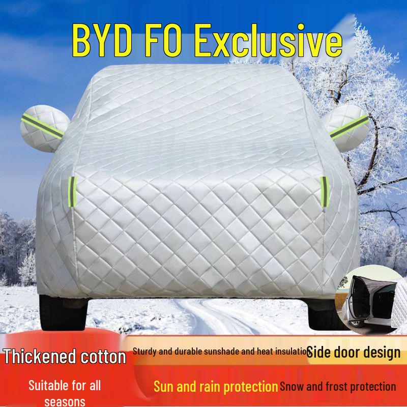 BYD F0 Thickened Car Cover for Sun, Rain, Snow, and Dust Protection