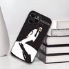 Custodia per Telefono Singer M-Michael Jackson Per iPhone17,16,15,14,13,12,11 Plus,Pro Altri Cover Morbido Nero