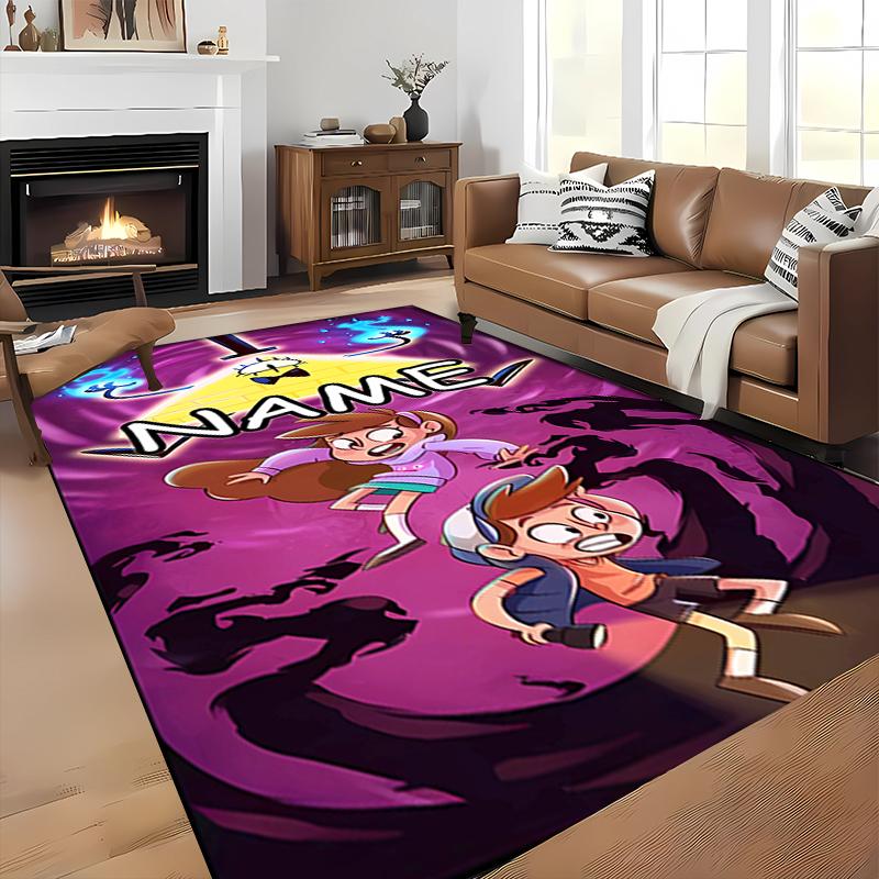 Custom personalization Gravity Falls Area Rug - Perfect For Kitchen, Bathroom,Laundry Room Decor Large Size Available,Gift All Seasons