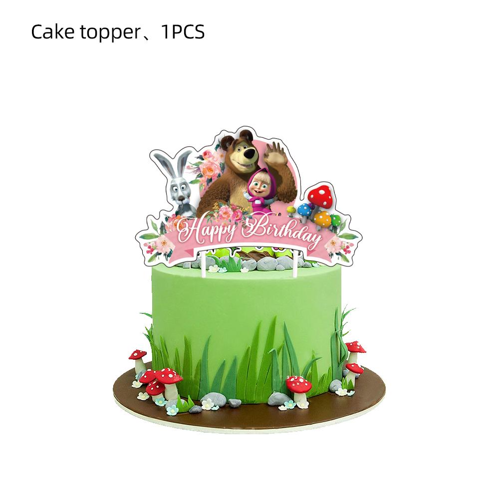 Mädchen und Bär Geburtstagsdekorationen Einweggeschirr Tischdecke Becher Teller Serviette Ballons Babyparty Kinder Partygeschenke