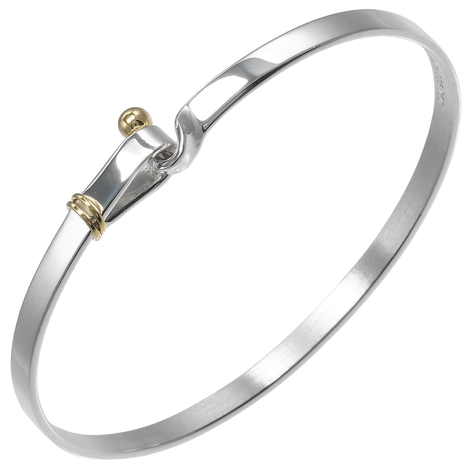 

TIFFANY&Co. Love knot Bracelet Silver925/K18 yellow gold 12g Women Used