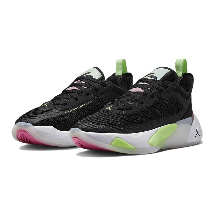 Air Jordan Jordan Luka 1 GS Černá Limetková záře Dětské tenisky Zelená záře DQ6513-003