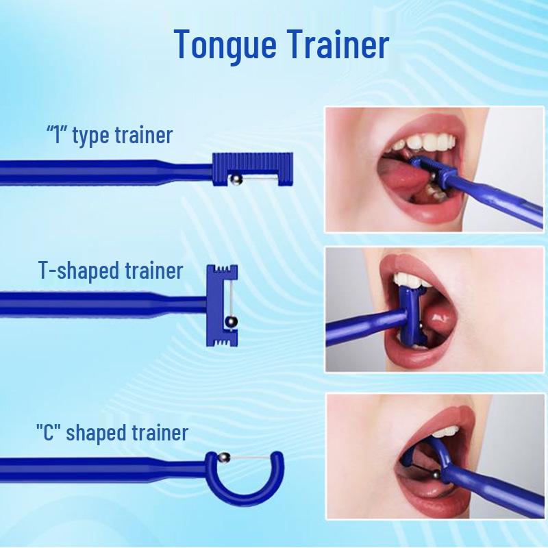 

3-Piece PP Plastic Oral Trainer Set: Lip, Tongue, and Muscle Pronunciation Enhancer