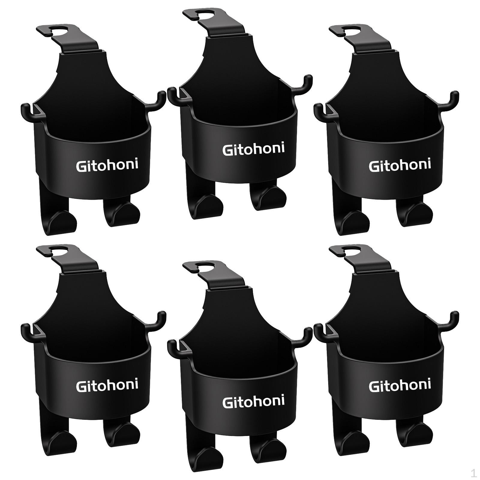 

6x Seat Back Drink Cup Holder Hook Hanger Easy Installation Car