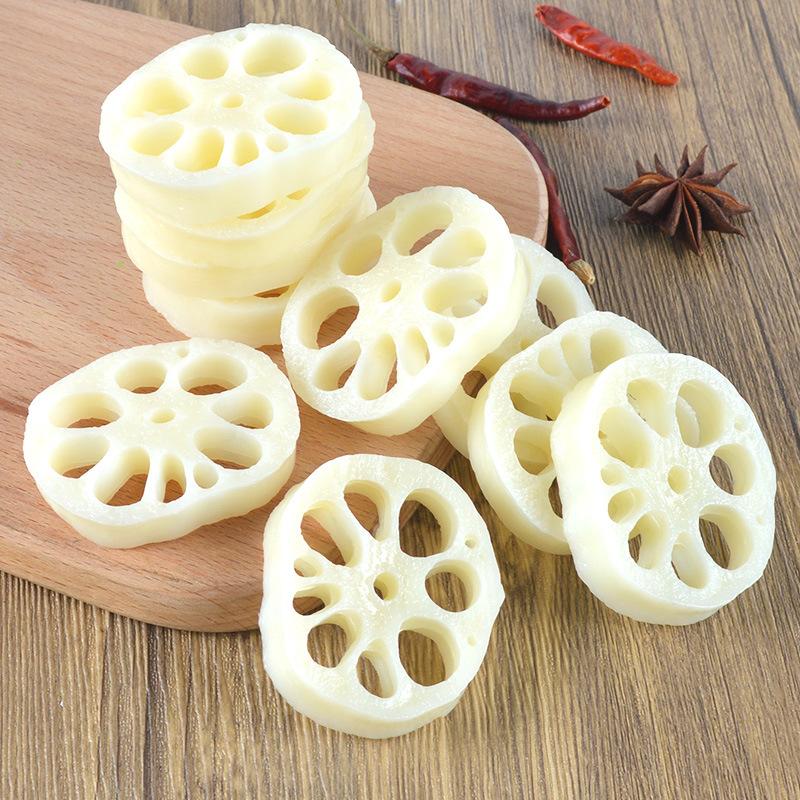 

Artificial Lotus Root Slices Simulation Vegetables Fake Food Kitchen Props Restaurant Food Model Window Display Home Decoration