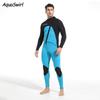 3mm Mens Full Wetsuit Scuba Diving Snorkeling Surfing Swimming With Long Sleeve Pants Front Zip