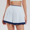 Womens Quick-Dry Pleated Sport Skort With Built-in Shorts Gym Yoga Tennis Running