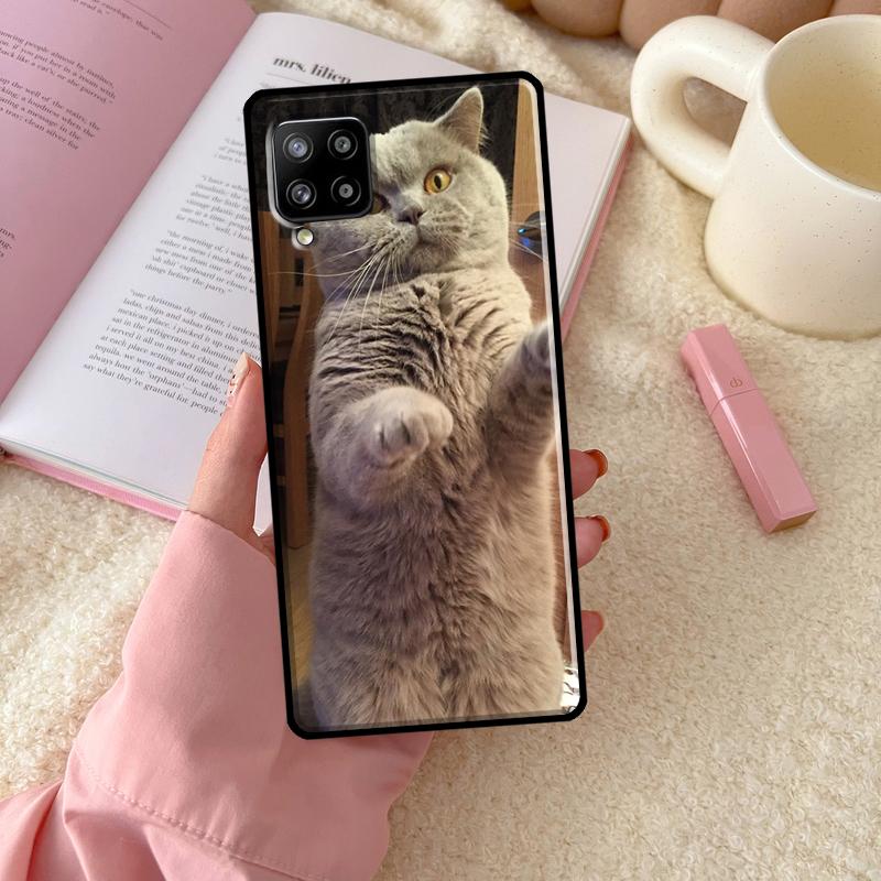 British Shorthair Cat For Samsung Galaxy A56 A54 A34 A14 A06 A16 A26 A36 A12 A32 A52 A13 A33 A53 A15 A35 A55 Case