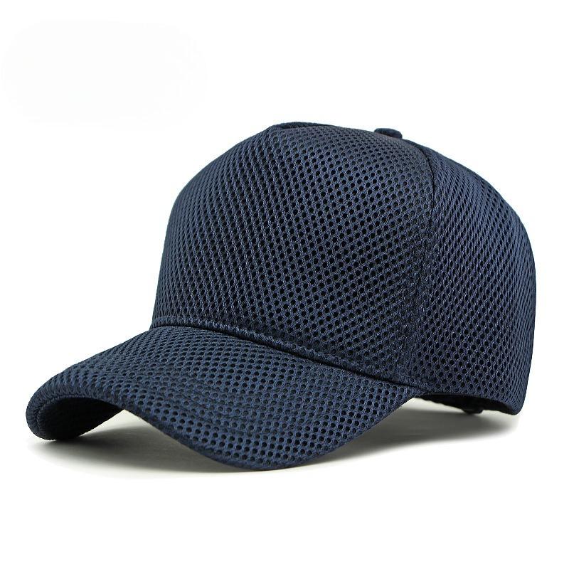 Large Head Size Full Mesh Baseball Cap High Crown Structured Trucker Hat Men Women Summer Breathable Outdoor Sun Hat