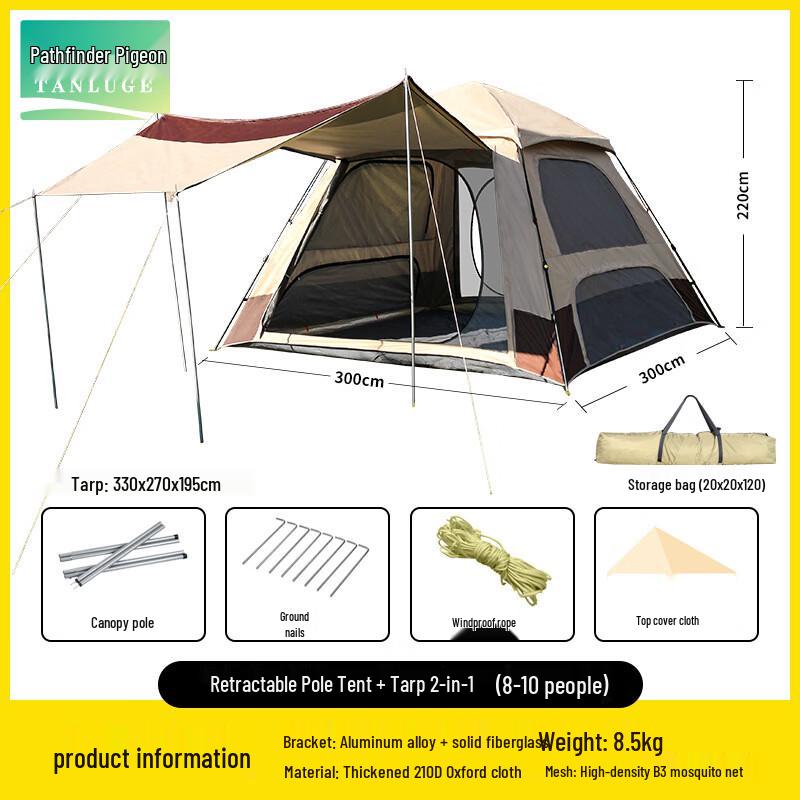 TANGO Outdoor Camping Tent & Tarp Combo
