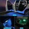 LED Car Welcome Door Lights Magnetic RGB Cars Atmosphere Warning Light Rechargeable Wireless Doors Step Courtesy Opening Lamps