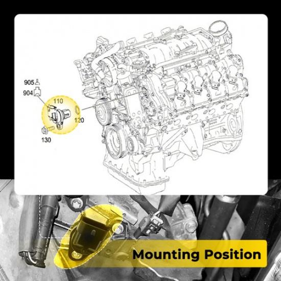 Camshaft Position Sensor 0041539628 for Mercedes Benz Series GLK350 C300