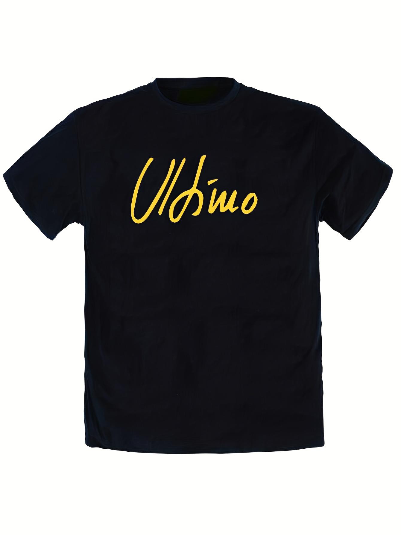 

Introducing The New ULTIMO T-Shirt Featuring a Yellow ULTIMO Logo on The Back. It Has a Bohemian Design L