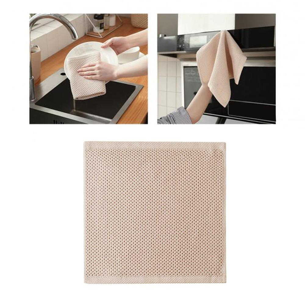 6pcs Quick Drying Kitchen Dish Towels Ultra Absorbent Dish Rags Breathable Dish Cloths Kitchen