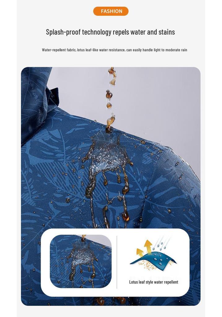 2026 Camouflage Windproof Waterproof Jacket for Spring/Autumn, Unisex, Maple Leaf Design, Custom Logo Available