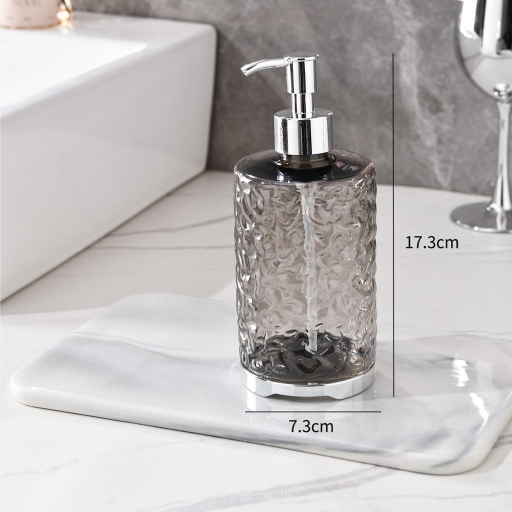 550ml Plastic Cheese Lotion Bottle Luxury Shampoo Shower Gel Hand Sanitizer Household Bathroom Counter Press Soap Dispenser