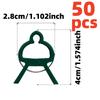 50/20/10pcs Adjustable Plant Clips - Reusable Garden Support For Flowers, Vines, Vegetables & Tomatoes - Durable Plastic