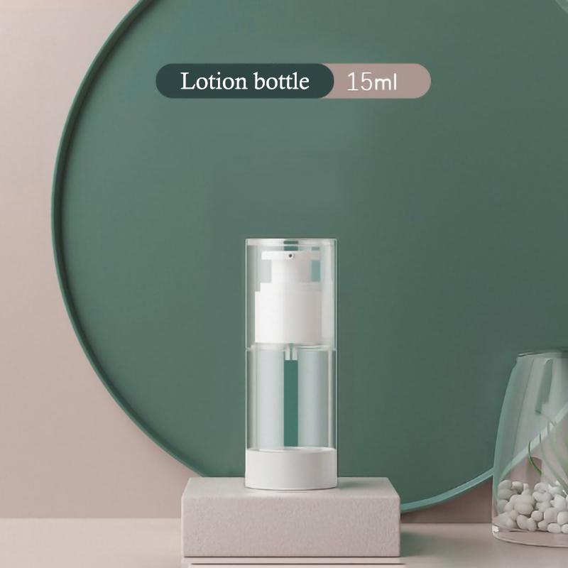 Airless Vacuum Refillable Bottles Portablere Empty Lotion / Spray Bottle 15-100ML Travel Bottle Pump Toiletry Cosmetic Container