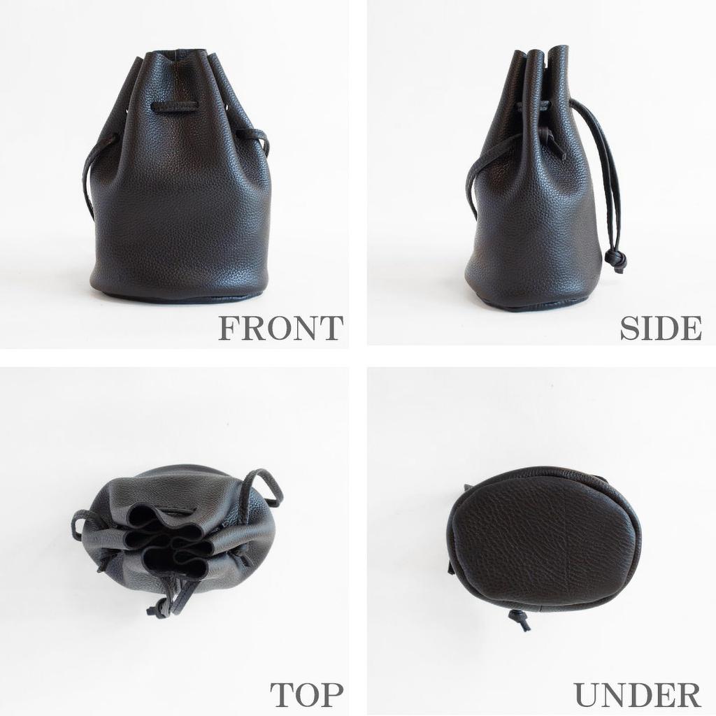 2WAY Shoulder Drawstring Crossbody for Genuine Himeji [artigianoworks] Bag, Handbag, Bag, Bag, Women, Stylish, Lightweight, Leather, Leather, Beige,