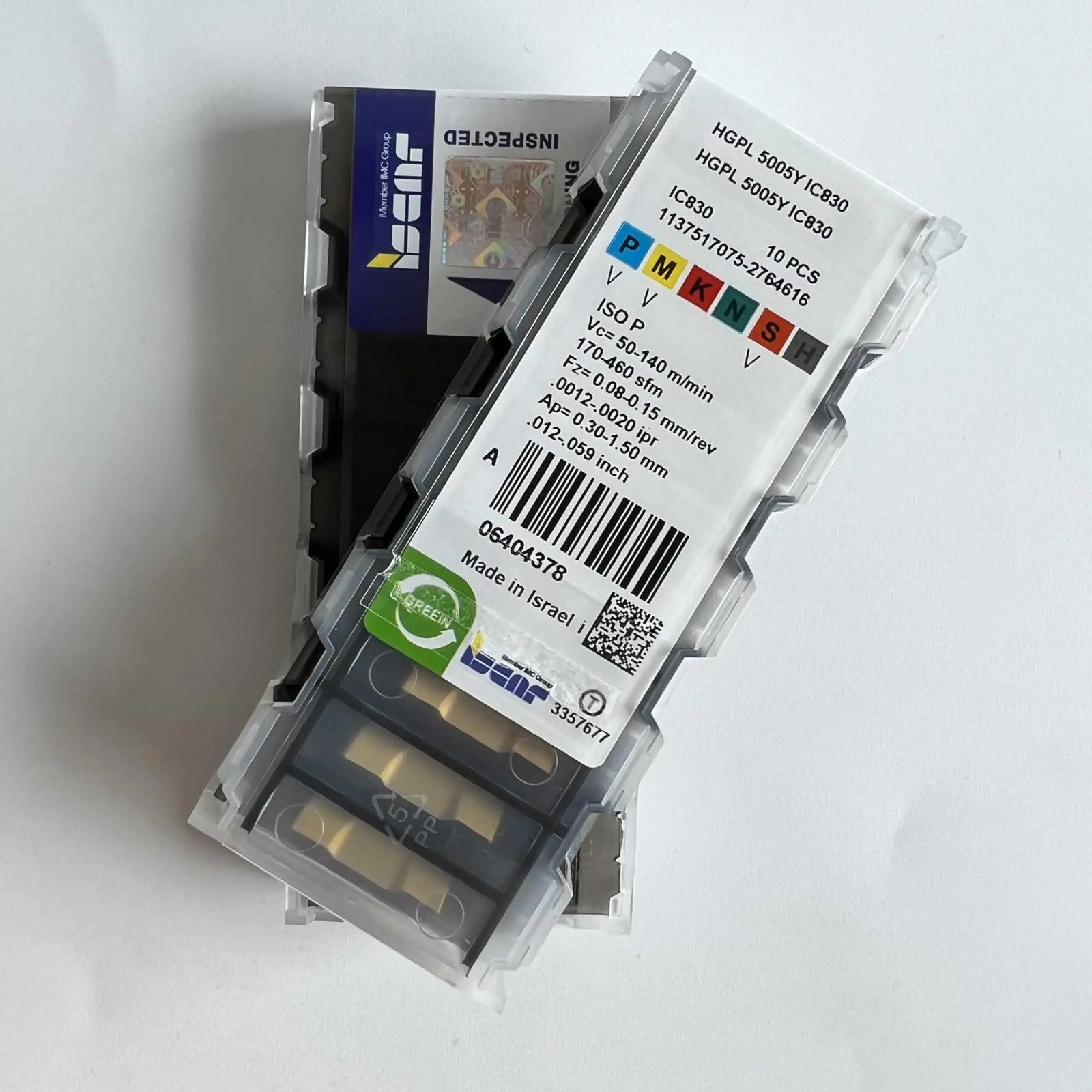 

HGPL5005Y IC830 / Industrial indexable carbide inserts 10 Pcs