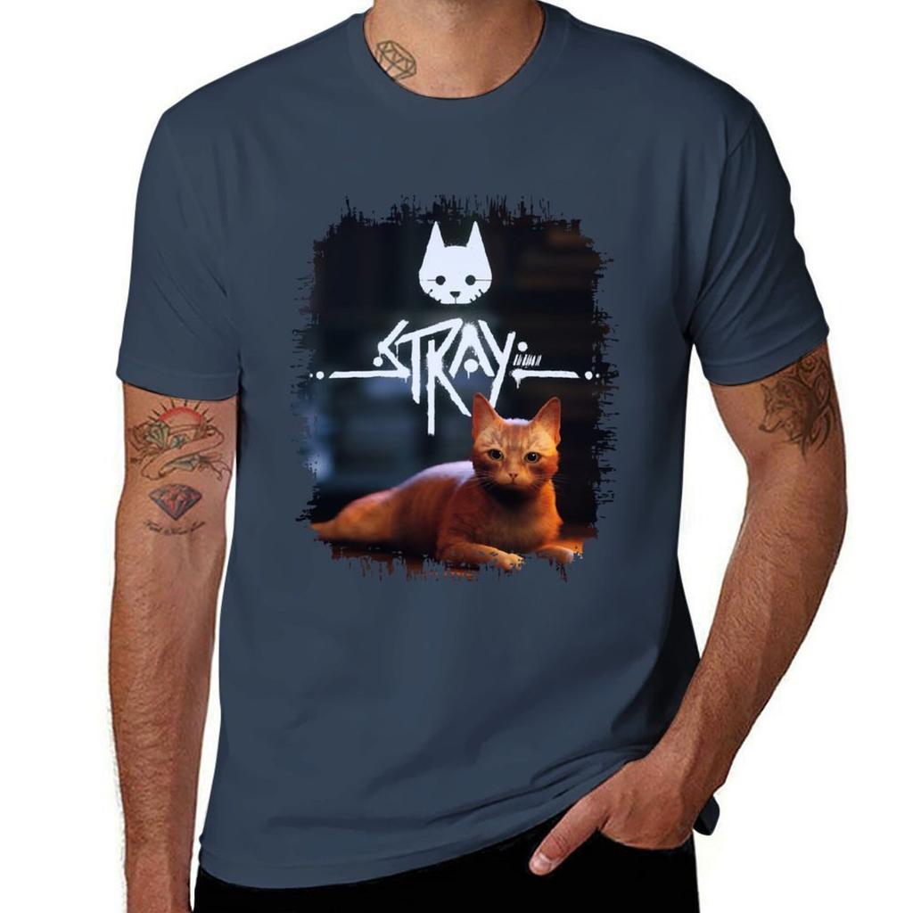 Stray Cat Game Tshirt Plus Size Street Style Tee Tshirt