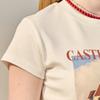 MAXZA VinTage Mood Graphic LeTTering T shirT zf06qT010na