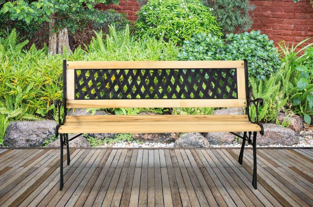 Cast Iron Garden Bench Karo