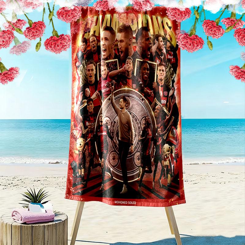 Asciugamano da Spiaggia The Gunners Print, Asciugamano Grande Morbido ad Asciugatura Rapida per Spiaggia Campeggio Nuoto
