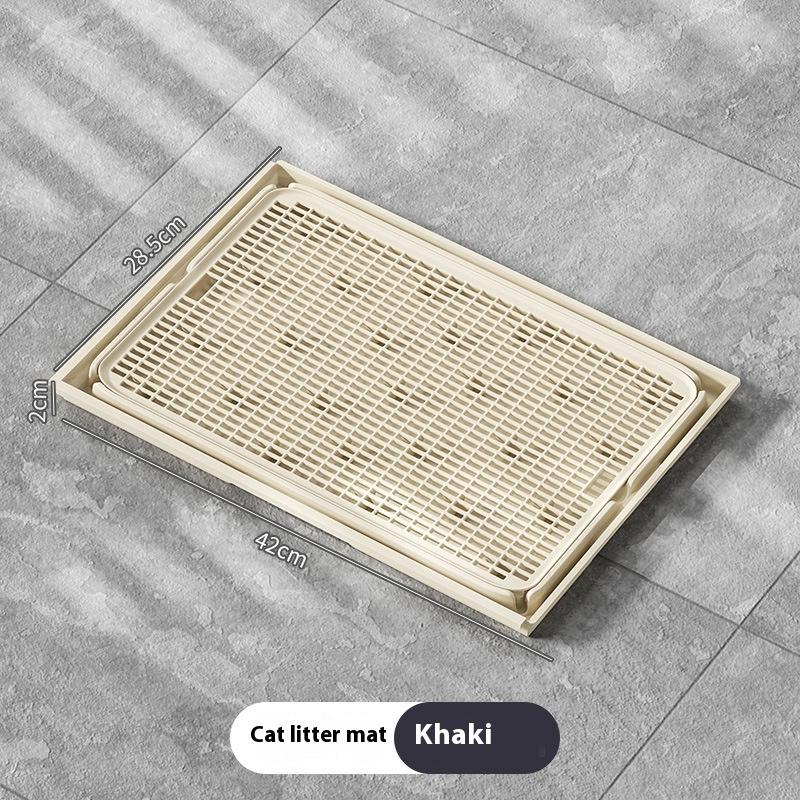 Spliceable Double Layer Pet Cat Litter Mat Waterproof Mats Pet Litter Box Mat Clean Pad Products Pet Clean Supplies Accessories
