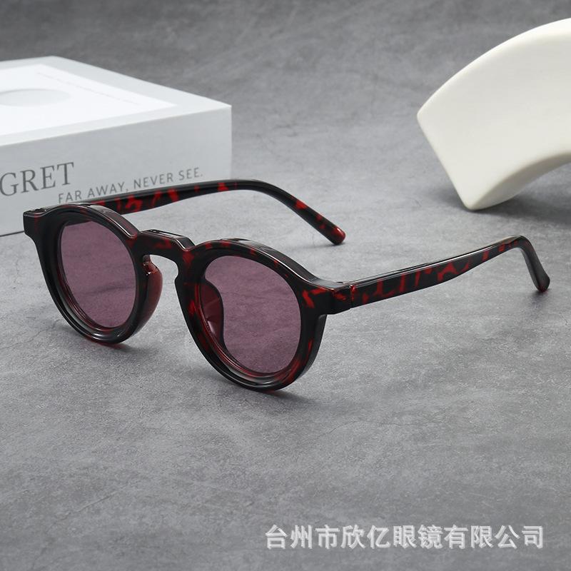 Vintage Small Frame Round Sunglasses Women Men Luxury Brand Designer Popular Punk Shades Hip Hop Sun Glasses UV400