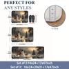 1Pcs Anti Fatigue Kitchen Rugs Christmas Reindeer Snowman Waterproof Non-Slip Thick Cushioned Kitchen Mat Heavy Duty Comfort Standing Mat for Kitchen