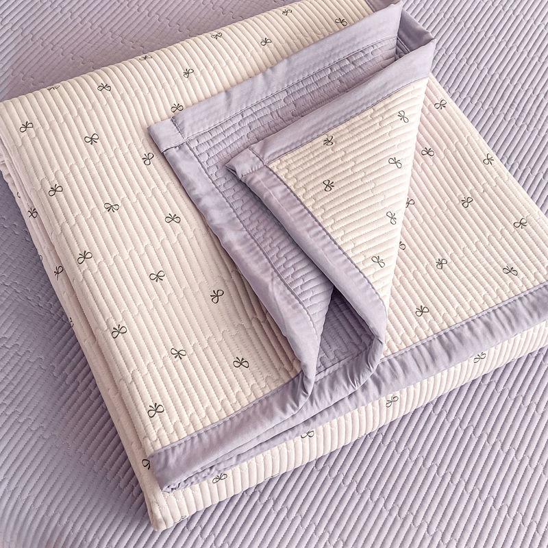 Doppellagiges Garn Gewaschene Baumwolle Bettdecke Beidseitig verwendbare Tatami-Matratze Baumwoll-Bettlaken Matratze
