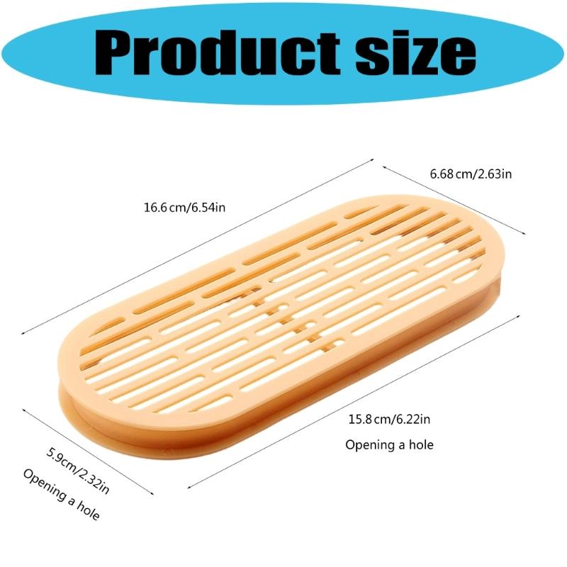 20Pcs Furniture Cabinet Ventilation Decorative Cover Perforated Air Vent Ventilation Grille Wardrobes Fitting Enduring