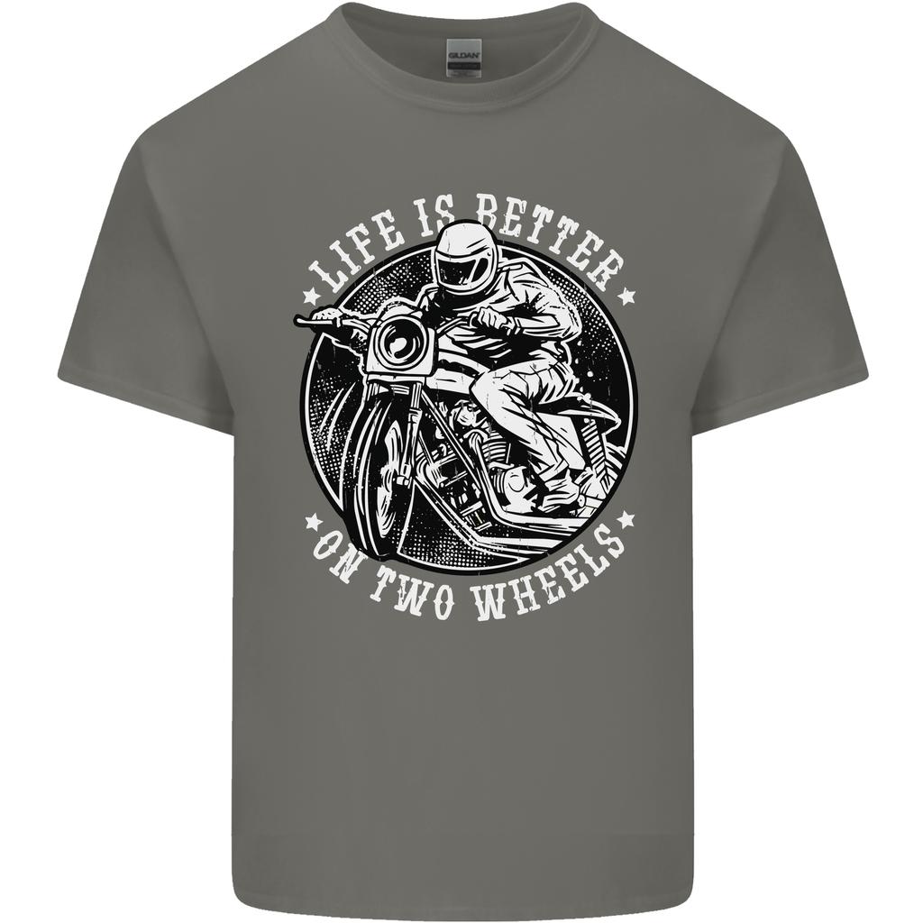 Life Is Better On Two Wheels Unisexs Light Cotton TShirt