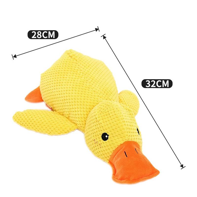 HOOPET Dog Sleeping Toy Duck Chew Sounding Toy Designed for Small Medium Large Dogs Outdoor Interactive Pet Training Toy Dog Accessories