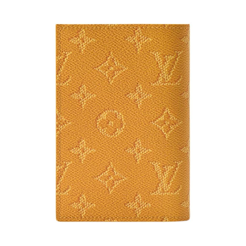 Louis Vuitton Passport Cover Saffron Yellow Monogram Canvas Men Wallets M26834