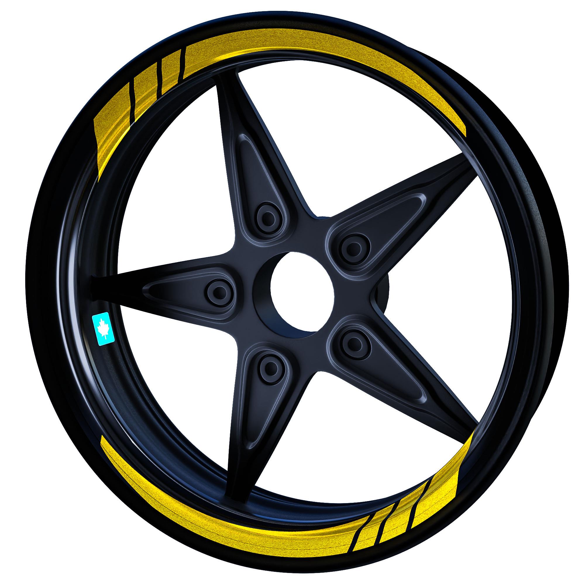 

Moto GP позолоченная золотая лента с внутренним ободом колеса в полоску наклейки наклейка CinarExtreme